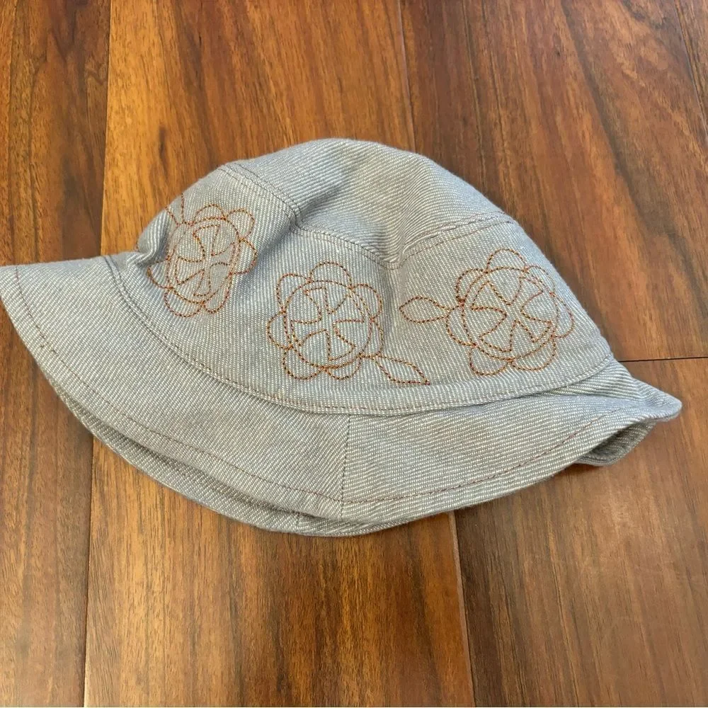 Baby Gap matching embroidered jeans and hat